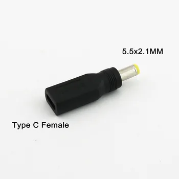 1x USB 3.1 Type C Female Jack to 5.5x 2.1mm Male Plug DC Power Charge Adapter Connector Black
1x USB 3.1 Type C Female Jack to 5.5x 2.1mm Male Plug DC Power Charge Adapter Connector Black