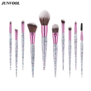 10Pcs Crystal Makeup Brushes Fantasy Set Eye Shadow Flawless Concealer Eyelash Foundation Face Brush Glitter Sequins Handle Tool
10Pcs Crystal Makeup Brushes Fantasy Set Eye Shadow Flawless Concealer Eyelash Foundation Face Brush Glitter Sequins Handle Tool