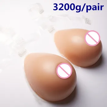 Realistic Breast Prosthesis 3200g/pair Transgender Silicone Breast Forms Artificial Breast Brown False Boobs
Realistic Breast Prosthesis 3200g/pair Transgender Silicone Breast Forms Artificial Breast Brown False Boobs