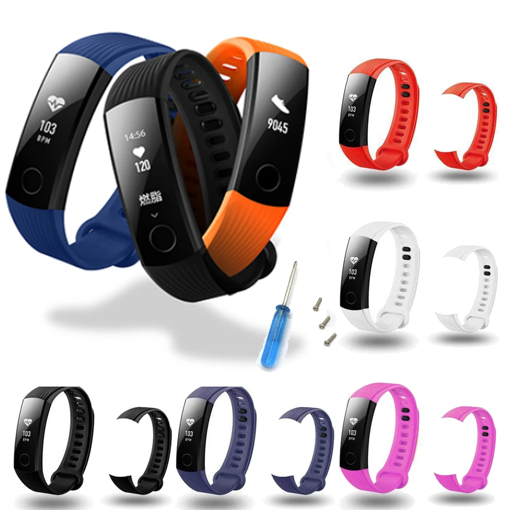 Sports Silicone Watch Strap For Huawei Honor 3 Bracelet Smart Watch Band TPU Strap Fitness Tracker Wristband & Tools Accessories
Sports Silicone Watch Strap For Huawei Honor 3 Bracelet Smart Watch Band TPU Strap Fitness Tracker Wristband & Tools Accessories