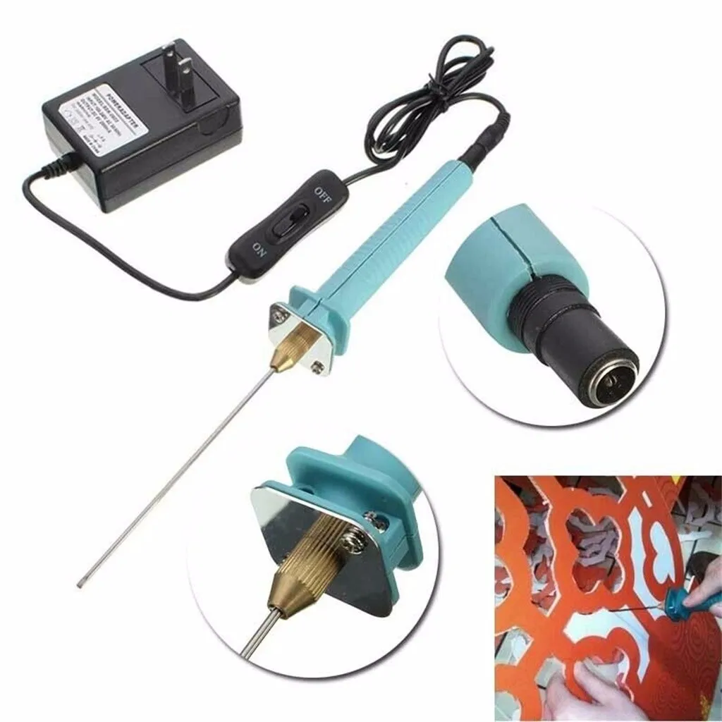 Pen Cutters Electric Styrofoam Cutter Hot Wire Styro Foam Cutting Machine Kit 10cm U.S. regulations Transformer Adaptor #12/6
Pen Cutters Electric Styrofoam Cutter Hot Wire Styro Foam Cutting Machine Kit 10cm U.S. regulations Transformer Adaptor #12/6