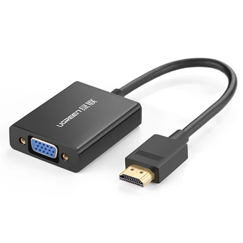 UGreen for HDMI VGA Converter belt hd vga interface video cable computer box projector
UGreen for HDMI VGA Converter belt hd vga interface video cable computer box projector