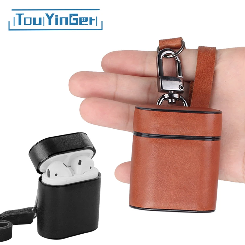 Touyinger Leather Case For Apple AirPods Protective Cover Shockproof Charging Bluetooth Wireless Earphone Cases Boxes with Rope
Touyinger Leather Case For Apple AirPods Protective Cover Shockproof Charging Bluetooth Wireless Earphone Cases Boxes with Rope