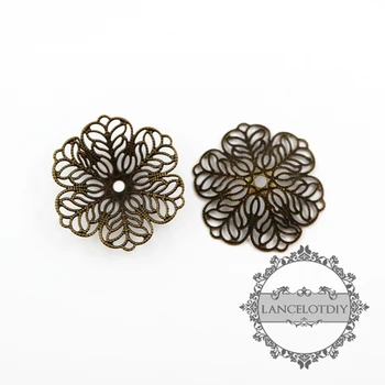 26mm vintage style antiqued bronze color filigree beads cap DIY jewelry supplies findings flower cap 1561015
26mm vintage style antiqued bronze color filigree beads cap DIY jewelry supplies findings flower cap 1561015