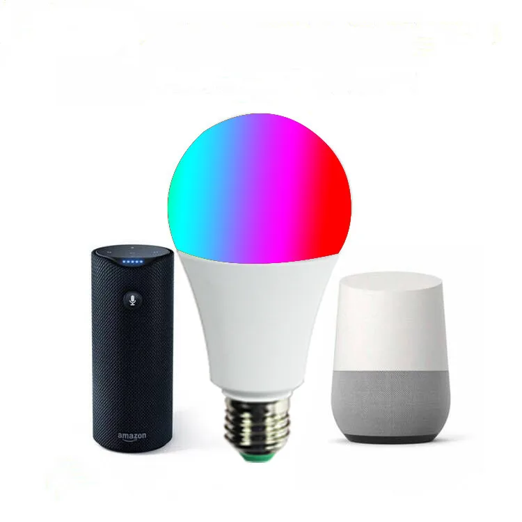 WiFi Smart LED Bulb Light Dimmable RGBW A19 16+Million Colours LED Bulb with Amazon Alexa and Google Home
WiFi Smart LED Bulb Light Dimmable RGBW A19 16+Million Colours LED Bulb with Amazon Alexa and Google Home