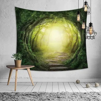 Polyester Nordic Forest Tapestry Wall Hanging Bohemian Decor for Living Room Hippie Macrame Wall Hanging Farmhouse Decor
Polyester Nordic Forest Tapestry Wall Hanging Bohemian Decor for Living Room Hippie Macrame Wall Hanging Farmhouse Decor