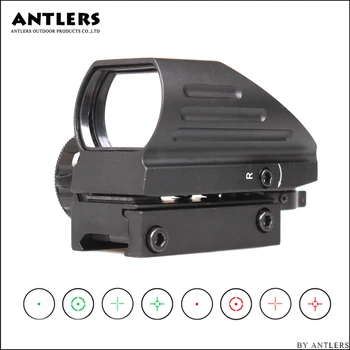 Tactical Reflex Red/Green Laser 4 Reticle Holographic Projected Dot Sight Scope Airgun Rifle sight Hunting Rail Mount 20mm
Tactical Reflex Red/Green Laser 4 Reticle Holographic Projected Dot Sight Scope Airgun Rifle sight Hunting Rail Mount 20mm