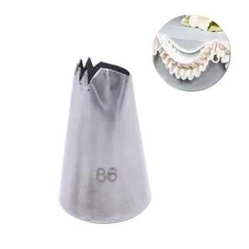 1pcs Ruffle Piping Tips Cake Decorating Tip Icing Piping Nozzle Baking Tools for Cupcake Cookie and Dessert Bakeware #86
1pcs Ruffle Piping Tips Cake Decorating Tip Icing Piping Nozzle Baking Tools for Cupcake Cookie and Dessert Bakeware #86