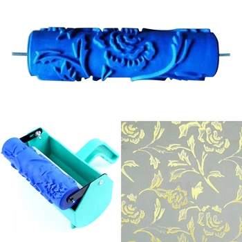 3D Wall Decorative Painting Roller Patterned Roller Wall Decoration Tools Rose Wall Roller Without Handle Grip 
3D Wall Decorative Painting Roller Patterned Roller Wall Decoration Tools Rose Wall Roller Without Handle Grip
