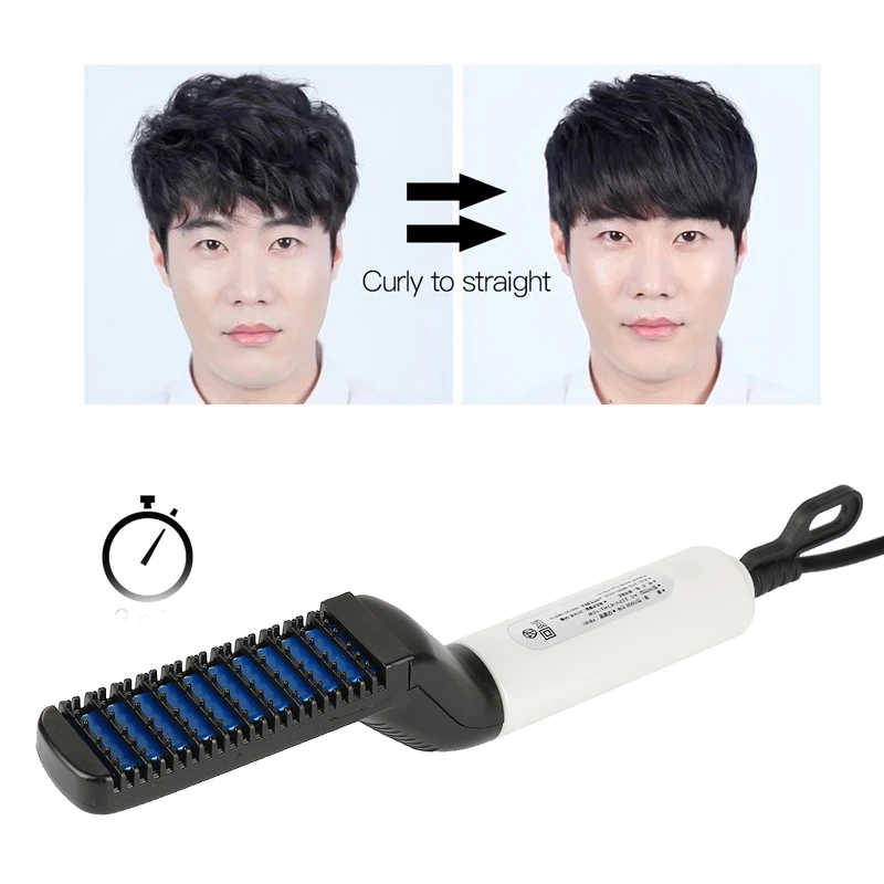 Multifunctional Men Hair Curler Comb Curling Iron Hair Volumize Flatten Side Quick Hair Styler Straighten Hair Curler Tool
Multifunctional Men Hair Curler Comb Curling Iron Hair Volumize Flatten Side Quick Hair Styler Straighten Hair Curler Tool