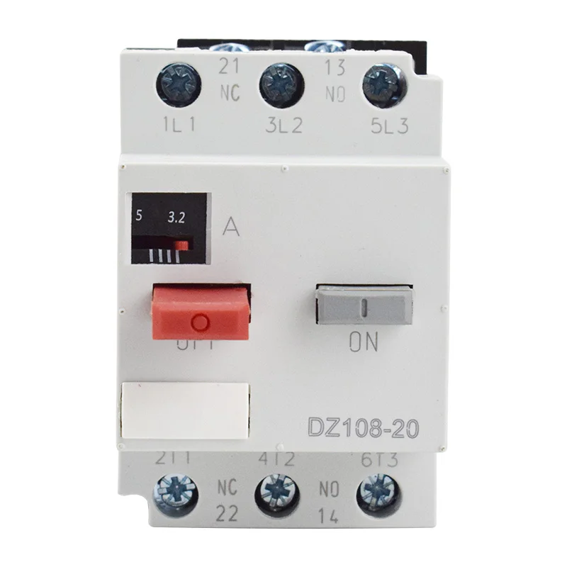 Motor Protector Molded Case Circuit Breaker Overload Protection 3VE1 Motor Switch DZ108-20
Motor Protector Molded Case Circuit Breaker Overload Protection 3VE1 Motor Switch DZ108-20