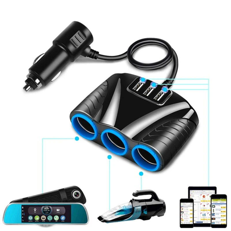 USB charger Cigarette Lighter Car 12V-24V Socket Splitter Plug LED Charger Adapter 5V 3.1A Phone MP3 Pad In Auto Electronic
USB charger Cigarette Lighter Car 12V-24V Socket Splitter Plug LED Charger Adapter 5V 3.1A Phone MP3 Pad In Auto Electronic
