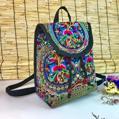 Hot Vintage Embroidery Women Small Backpacks!New Versatile Lady Handmade Embroideried backracks Fashion Shopping Cover backruck
Hot Vintage Embroidery Women Small Backpacks!New Versatile Lady Handmade Embroideried backracks Fashion Shopping Cover backruck