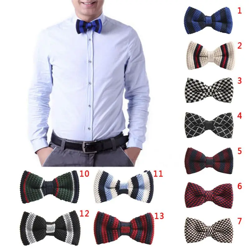Men Neck Ties Knitted Bowtie Bow Tie Thick Double Deck Pre Tied Adjustable Knitting Casual Ties
Men Neck Ties Knitted Bowtie Bow Tie Thick Double Deck Pre Tied Adjustable Knitting Casual Ties