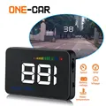 GEYIREN 3.5 A900 HUD Head-Up Display Car-styling Hud Display Overspeed Warning Windshield Projector Alarm System Universal Auto
