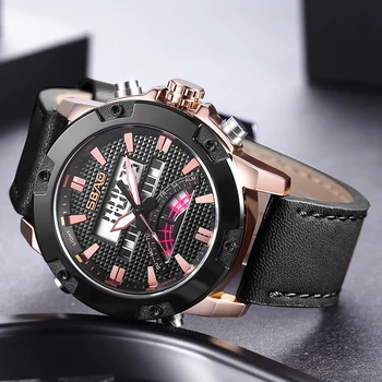 SBAO watches men top luxury brand LED digital quartz double display watch man fashion Casual leather strap sport wrist watch
SBAO watches men top luxury brand LED digital quartz double display watch man fashion Casual leather strap sport wrist watch