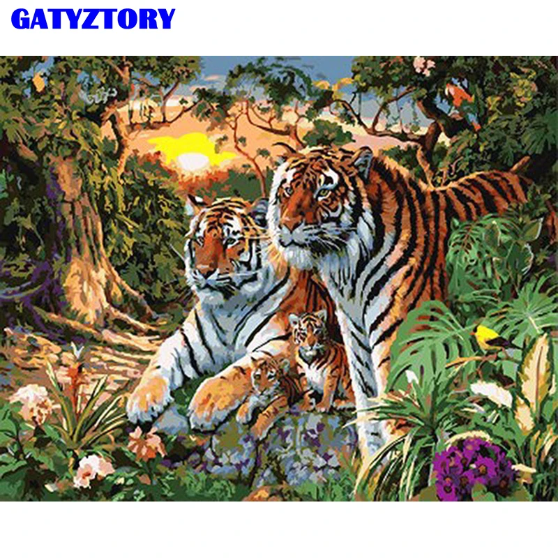 Frameless Tigers Animals DIY Painting By Numbers Kits Acrylic Paint On Canvas Modern Wall Art Picture Canvas Painting For Gift
Frameless Tigers Animals DIY Painting By Numbers Kits Acrylic Paint On Canvas Modern Wall Art Picture Canvas Painting For Gift
