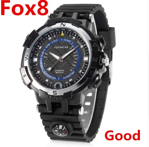 New Fox 8 Smart Camera Watch Wifi Remote Video Minitor HD Video Recorder Watch With Compass Led Flashlight For Android and IOS.
New Fox 8 Smart Camera Watch Wifi Remote Video Minitor HD Video Recorder Watch With Compass Led Flashlight For Android and IOS.