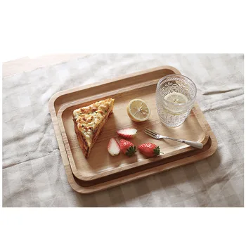 Wooden Serving Tray Rectangular Children's Breakfast Dishes Cake Plates Dishes for Dessert Food Server Tray
Wooden Serving Tray Rectangular Children's Breakfast Dishes Cake Plates Dishes for Dessert Food Server Tray