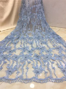 Latest Lace Fabric Blue Hot Sale 3d Flower Fabric High Quality African Wedding Lace Fabric With Beads French Nigerian Lace(XZS-4
Latest Lace Fabric Blue Hot Sale 3d Flower Fabric High Quality African Wedding Lace Fabric With Beads French Nigerian Lace(XZS-4