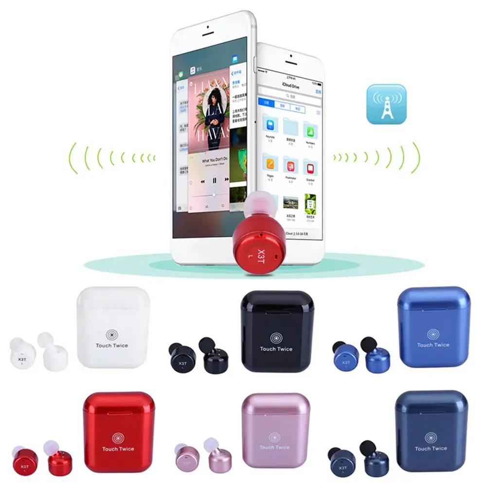 X3T TWS Touch Control Wireless Bluetooth Mini Sport Stereo Earbud Music Earphone 2019
X3T TWS Touch Control Wireless Bluetooth Mini Sport Stereo Earbud Music Earphone 2019