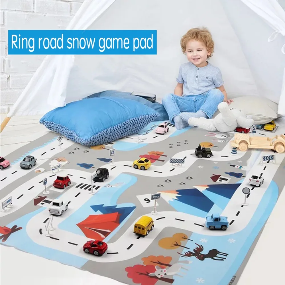 Baby Play Mat Traffic City Map game Carpet, Learn & Have Fun Safe, Children's Educational, Road Traffic System
Baby Play Mat Traffic City Map game Carpet, Learn & Have Fun Safe, Children's Educational, Road Traffic System
