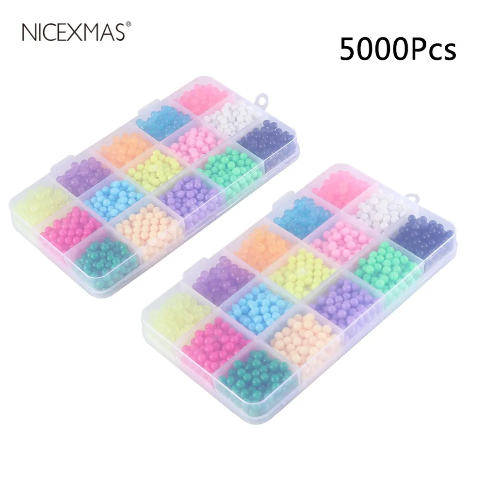 15 Kinds of Colors 5000pcs Beads Preschool Mini Developmental Educational Sensory Toys Ball Beads for Art Crafts Chilldren 
15 Kinds of Colors 5000pcs Beads Preschool Mini Developmental Educational Sensory Toys Ball Beads for Art Crafts Chilldren
