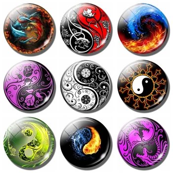 3PCS Yin Yang 30 MM Fridge Magnet Tai Chi Yoga Zen Meditation Glass Cabochon Magnetic Refrigerator Stickers Holder Home Decor
3PCS Yin Yang 30 MM Fridge Magnet Tai Chi Yoga Zen Meditation Glass Cabochon Magnetic Refrigerator Stickers Holder Home Decor
