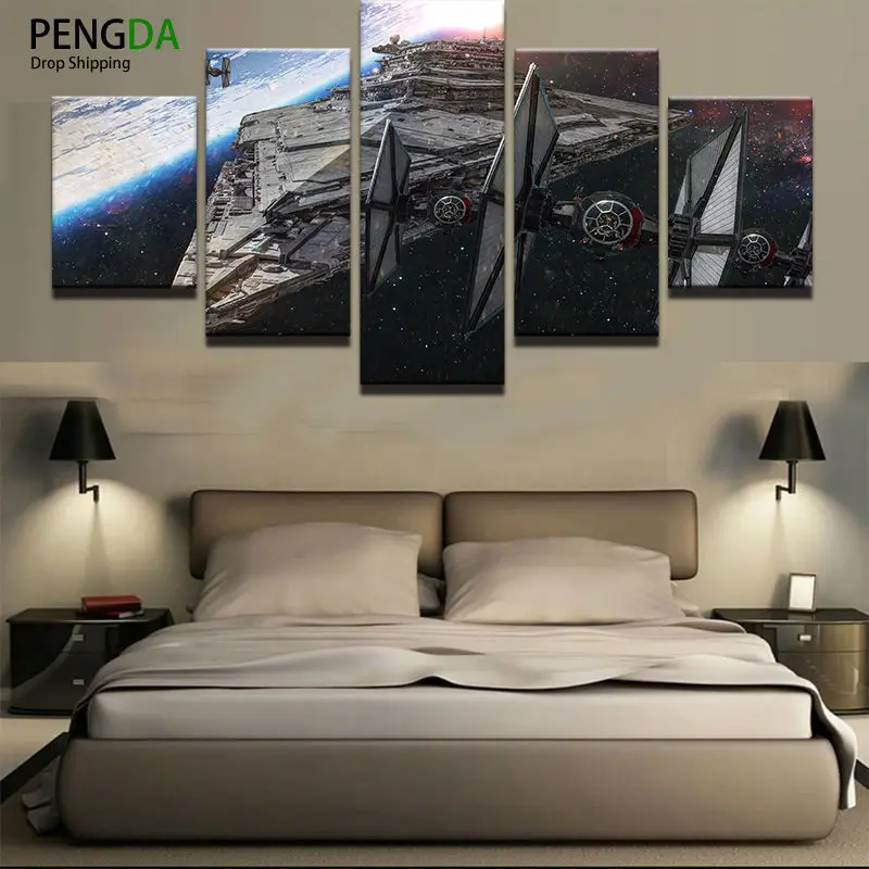 HD Home Decor Living Room Modern Printed Paintings Modular Posters 5 Panel Movie Star Wars Tableau Wall Art Pictures Canvas
HD Home Decor Living Room Modern Printed Paintings Modular Posters 5 Panel Movie Star Wars Tableau Wall Art Pictures Canvas