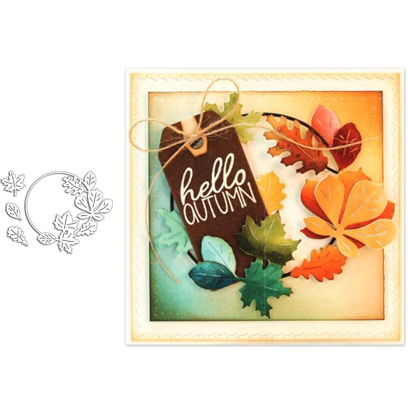 Leaf with Circle Metal Cutting Dies For Scrapbooking DIY Album Photo Paper Christmas Card Making Craft Stencil New 2019
Leaf with Circle Metal Cutting Dies For Scrapbooking DIY Album Photo Paper Christmas Card Making Craft Stencil New 2019