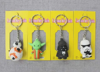 PVC Keychain Cartoon Figure Star Wars Key Chains Key Ring Super Hero Key Holder Kid Christmas Gift Fashion Charms Trinkets
PVC Keychain Cartoon Figure Star Wars Key Chains Key Ring Super Hero Key Holder Kid Christmas Gift Fashion Charms Trinkets