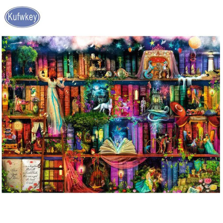 diy diamond embroidery fantasy 5d diamond painting bookshelf full diamond mosaic 3d picture of rhinestones cross-stitch
diy diamond embroidery fantasy 5d diamond painting bookshelf full diamond mosaic 3d picture of rhinestones cross-stitch