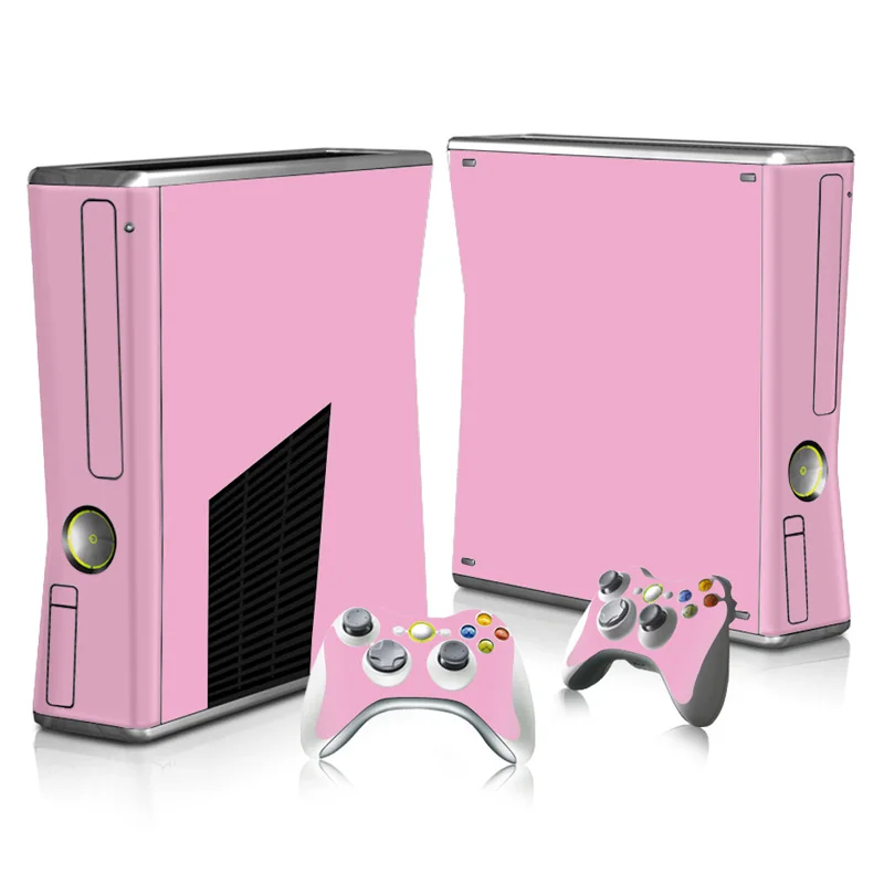Lovely Pink skin stikers Protector Vinyl Sticker for Xbox 360 Slim Console with 2 Controller Skins Cover
Lovely Pink skin stikers Protector Vinyl Sticker for Xbox 360 Slim Console with 2 Controller Skins Cover