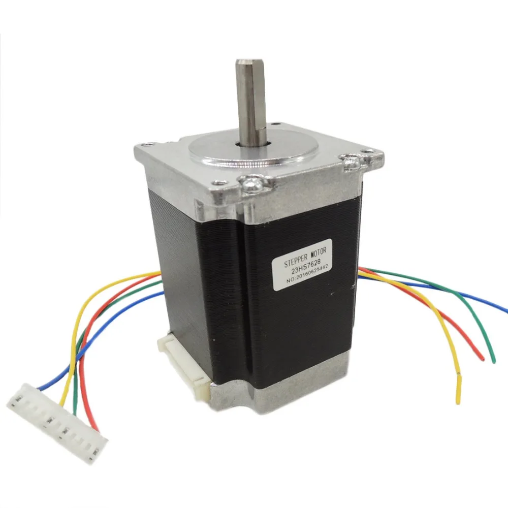 Nema23 Stepper Motor 23HS7628 4-Lead 76mm 57BYGH 2.8A CNC Router Engraving Machine Cutting 3D printer motor and CNC
Nema23 Stepper Motor 23HS7628 4-Lead 76mm 57BYGH 2.8A CNC Router Engraving Machine Cutting 3D printer motor and CNC