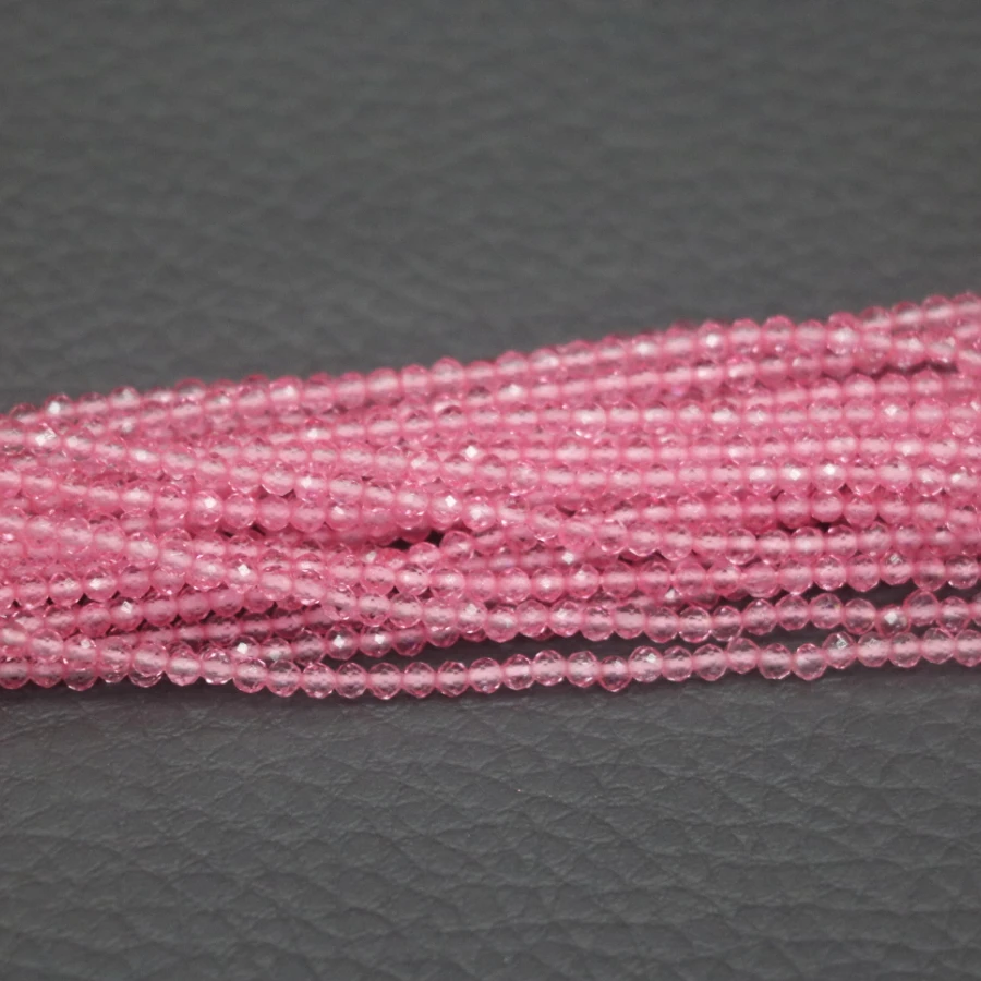 CT Flash Faceted Cut Round Pink Zircon Crystal Loose Beads 2mm/3mm Amazing Glass Stone For Bracelet Necklace DIY Jewelry Making
CT Flash Faceted Cut Round Pink Zircon Crystal Loose Beads 2mm/3mm Amazing Glass Stone For Bracelet Necklace DIY Jewelry Making