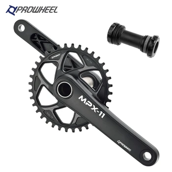 PROWHEEL 9/10/11Speed Crank Sprockets set BB Bottom Bracket 170mm 36T GXP Hollow Tooth Plate MTB Bicycle Crankset Chainwheel
PROWHEEL 9/10/11Speed Crank Sprockets set BB Bottom Bracket 170mm 36T GXP Hollow Tooth Plate MTB Bicycle Crankset Chainwheel