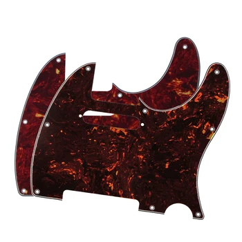 2PCS 8 Holes 4Ply Guitar Pickguard Scratch Plate for American/Mexican Standard Tele Style Guitar,Tortoise Shell Color
2PCS 8 Holes 4Ply Guitar Pickguard Scratch Plate for American/Mexican Standard Tele Style Guitar,Tortoise Shell Color