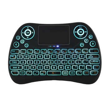 2.4G Wireless Mini Keyboard 7 colors Backlit lithium battery backlight Keyboard Air Mouse Touchpad Controller for Android TV Box
2.4G Wireless Mini Keyboard 7 colors Backlit lithium battery backlight Keyboard Air Mouse Touchpad Controller for Android TV Box