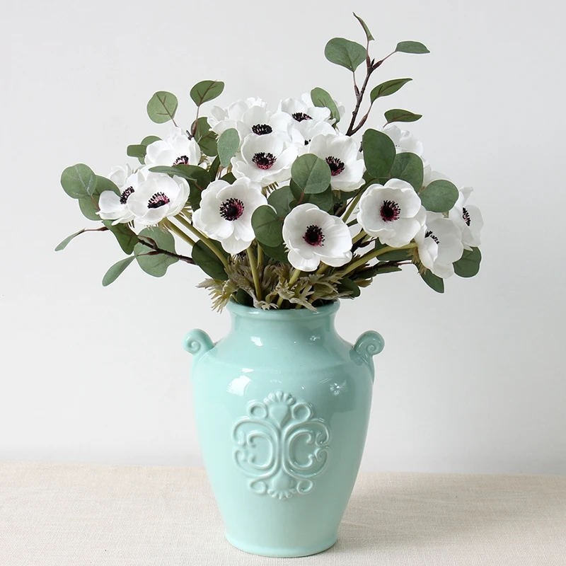 Real touch flowers PU Flower Roses Artificial Anemone bridal bouquet home Wedding decoration Flowers Wreath High Quality
Real touch flowers PU Flower Roses Artificial Anemone bridal bouquet home Wedding decoration Flowers Wreath High Quality