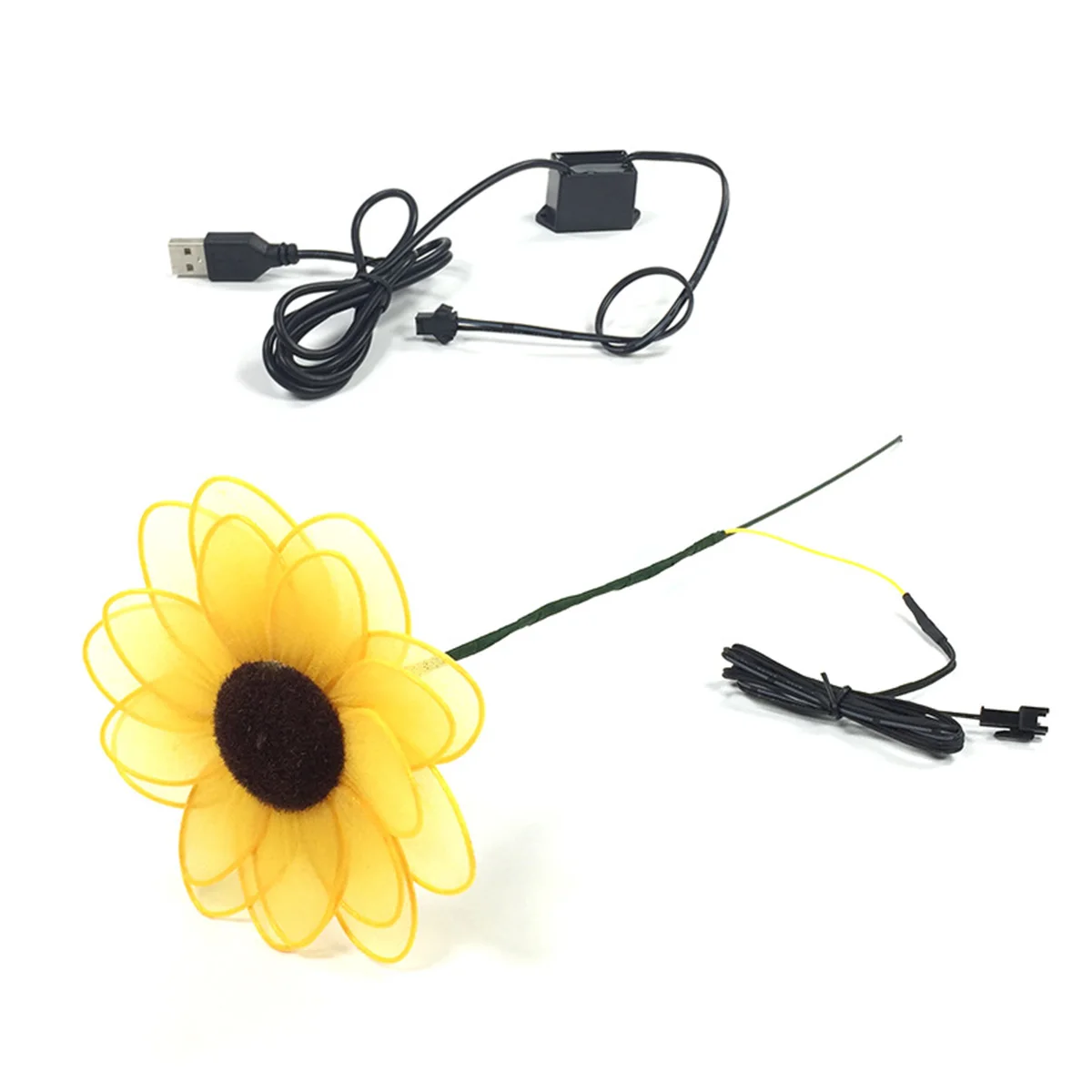 New Sunflower Glowing Silk Flower EL Cold Light Glowing Flower Home Bar Party Decoration DC 5V 
New Sunflower Glowing Silk Flower EL Cold Light Glowing Flower Home Bar Party Decoration DC 5V