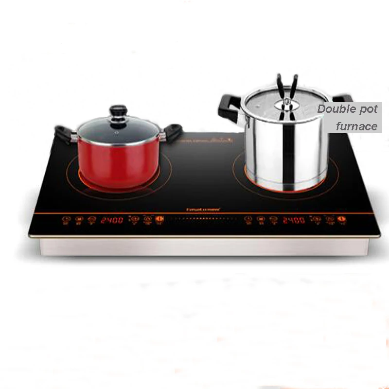 Double Induction Cooker Light Wave Heating Cooker 2400W Bilateral Radiant-cooker Household Embedded Rradiant-cooker DT-400KB
Double Induction Cooker Light Wave Heating Cooker 2400W Bilateral Radiant-cooker Household Embedded Rradiant-cooker DT-400KB