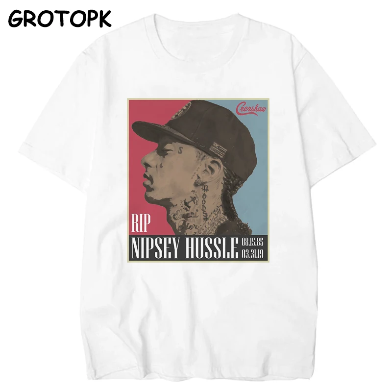 Nipsey Hussle Men T Shirt Summer Short Sleeve Hip Hop Singers Mens TShirt Rip Rapper Lil Peep Mens Clothing Camisetas Hombre
Nipsey Hussle Men T Shirt Summer Short Sleeve Hip Hop Singers Mens TShirt Rip Rapper Lil Peep Mens Clothing Camisetas Hombre