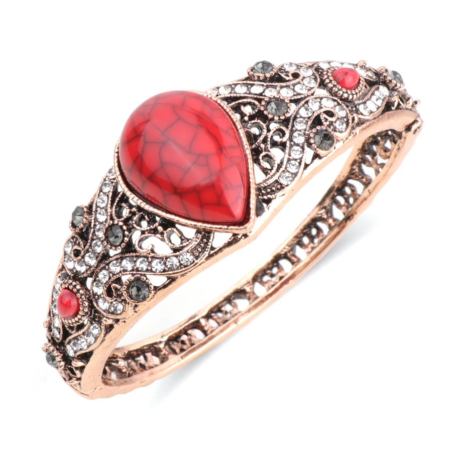Kinel Turkish Ethnic Women Broadside Natural Stone Bangles Cuff Bracelets Antique Gold Color Vintage Wedding Jewelry Gifts 2019
Kinel Turkish Ethnic Women Broadside Natural Stone Bangles Cuff Bracelets Antique Gold Color Vintage Wedding Jewelry Gifts 2019