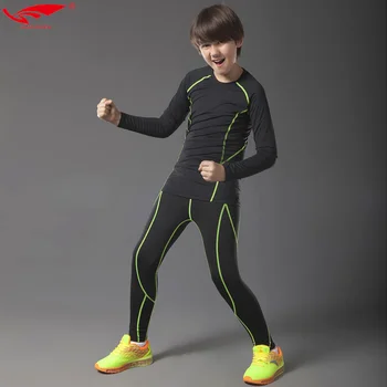 2017 New Compression T-shirt For Kid Base Layer Running Suits Long Sleeve High Quality Fitness Leggings Children GYM Clothing
2017 New Compression T-shirt For Kid Base Layer Running Suits Long Sleeve High Quality Fitness Leggings Children GYM Clothing