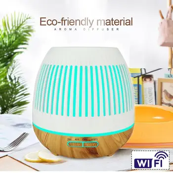 400ML WiFi Smart Ultrasonic Aroma Diffuser Humidifier Voice Control LED Timer Aroma Diffuser Essential Oil Diffuser Works Hot
400ML WiFi Smart Ultrasonic Aroma Diffuser Humidifier Voice Control LED Timer Aroma Diffuser Essential Oil Diffuser Works Hot