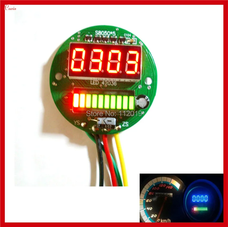 New Universal 2 Function 12v Car Motorcycle Fuel Oil Gauge Meter Tachometer LED Oil Fuel level Scale Indicator
New Universal 2 Function 12v Car Motorcycle Fuel Oil Gauge Meter Tachometer LED Oil Fuel level Scale Indicator