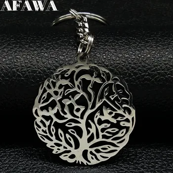 2020 Fashion Tree of Life Stainless Steel Keychains for Women Silver Color Key Chain Jewelry arbre de vie porte clef K77370B
2020 Fashion Tree of Life Stainless Steel Keychains for Women Silver Color Key Chain Jewelry arbre de vie porte clef K77370B