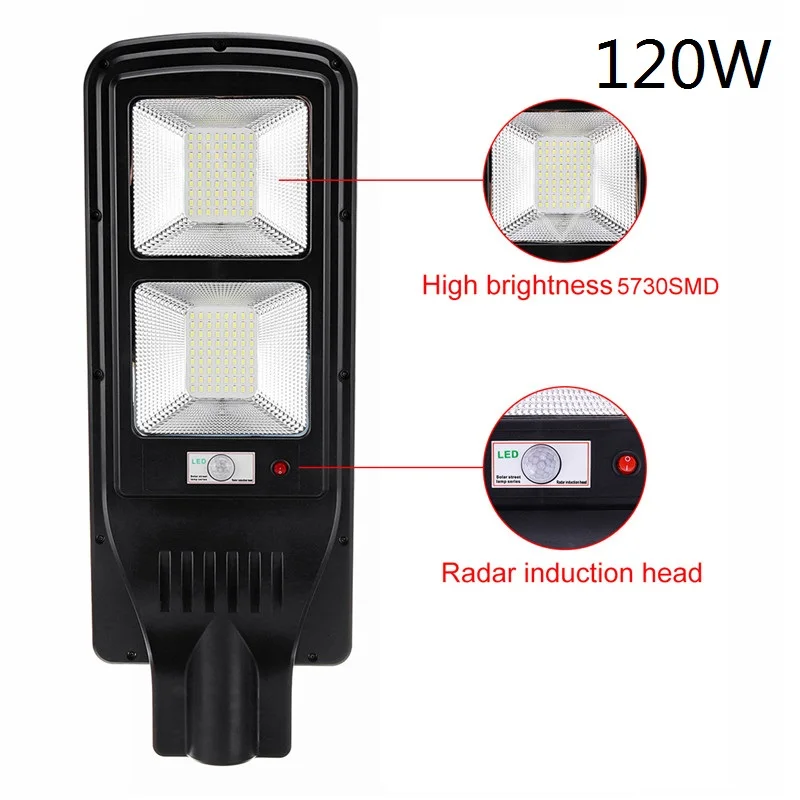 Smuxi 120W 144LED Street Lights LED Solar Wall Lamp Light Control+Radar Sensing+Timer Lamp Waterproof for Plaza Garden Yard
Smuxi 120W 144LED Street Lights LED Solar Wall Lamp Light Control+Radar Sensing+Timer Lamp Waterproof for Plaza Garden Yard