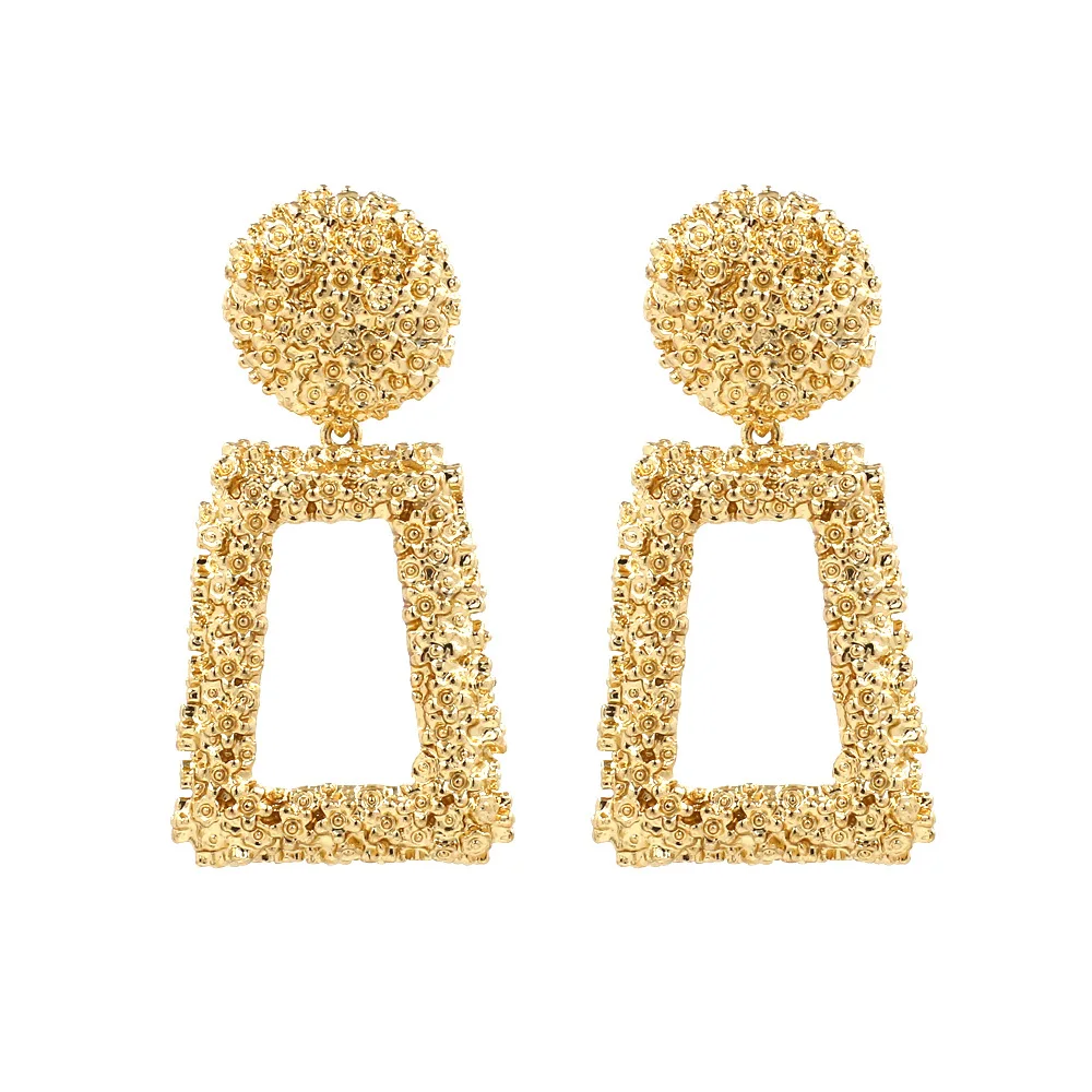 New Bohemia Embossed Flower Stud Earrings Heavy Metal Earrings Simple Exaggerated Geometric Vintage Fashion Personality Earrings
New Bohemia Embossed Flower Stud Earrings Heavy Metal Earrings Simple Exaggerated Geometric Vintage Fashion Personality Earrings