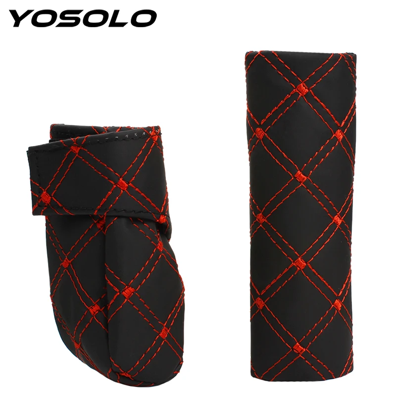 YOSOLO PU Leather Gear Shift Cover For Car Decoration Hand Brake Cover Car Styling Car Accessories
YOSOLO PU Leather Gear Shift Cover For Car Decoration Hand Brake Cover Car Styling Car Accessories